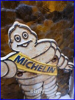 Vintage Michelin Man Sign Old Cast Iron 8 Automotive Vehicle Car Parts Tires