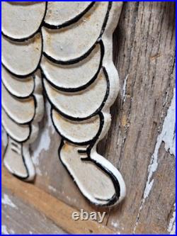 Vintage Michelin Sign Old 14 Cast Iron Tire Automotive Car Truck Service Parts