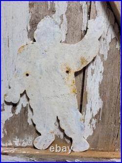 Vintage Michelin Sign Old 14 Cast Iron Tire Automotive Car Truck Service Parts