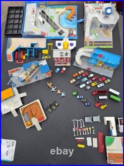 Vintage Micro Machine Lot Play Sets, Cars, Trucks And Parts