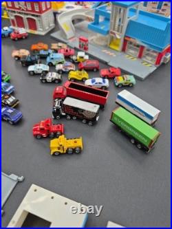 Vintage Micro Machine Lot Play Sets, Cars, Trucks And Parts