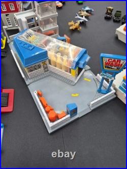 Vintage Micro Machine Lot Play Sets, Cars, Trucks And Parts