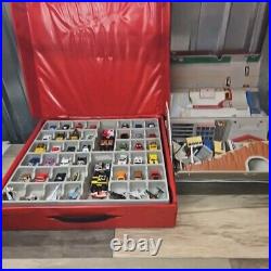 Vintage Micro Machines Lot of 49+ With Carrying Case AND Town Parts Galoob VTG