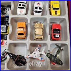 Vintage Micro Machines Lot of 49+ With Carrying Case AND Town Parts Galoob VTG