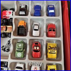 Vintage Micro Machines Lot of 49+ With Carrying Case AND Town Parts Galoob VTG