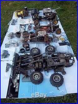Vintage Misc Lot RC Gas & Electronic Car Truck 2WD 4WD Parts Repair UNTESTED