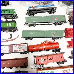 Vintage Mixed Scale HO Model Train Engine Cars Lot for PARTS OR REPAIRS ONLY
