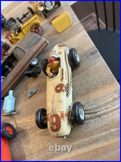 Vintage Model Car Box Derby Junkyard Lot Parts Pieces Hot Rods Indy Car Chevy ++