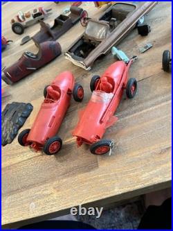Vintage Model Car Box Derby Junkyard Lot Parts Pieces Hot Rods Indy Car Chevy ++