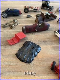 Vintage Model Car Box Derby Junkyard Lot Parts Pieces Hot Rods Indy Car Chevy ++