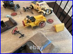 Vintage Model Car Box Derby Junkyard Lot Parts Pieces Hot Rods Indy Car Chevy ++