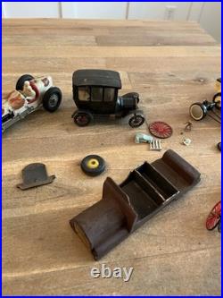 Vintage Model Car Box Derby Junkyard Lot Parts Pieces Hot Rods Indy Car Chevy ++