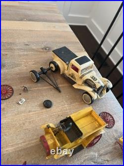 Vintage Model Car Box Derby Junkyard Lot Parts Pieces Hot Rods Indy Car Chevy ++
