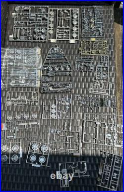 Vintage Model Car Chrome Parts Lot Chrome Trees Sprues Wheels Tires 1/24 1/25