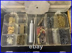 Vintage Model Train Parts Lot Cars, Track, Transformers, Tools, Hardware