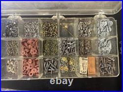 Vintage Model Train Parts Lot Cars, Track, Transformers, Tools, Hardware