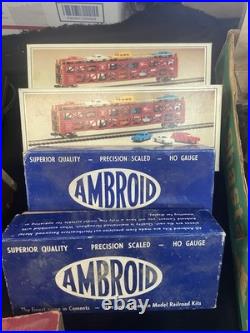 Vintage Model Train Parts Lot Cars, Track, Transformers, Tools, Hardware