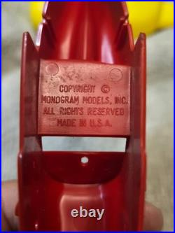 Vintage Monogram Midget Slot Race Car (Red) Parts Kit With 2 Motors Working RARE