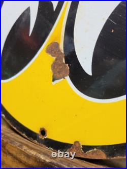 Vintage Mooneyes Porcelain Sign Old Moon Equipment Racing Parts Car Truck Auto Vintage Mooneyes Porcelain Sign Old Moon Equipment Racing Parts Car Truck Auto