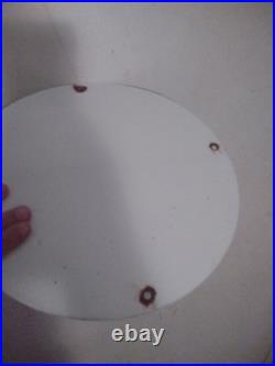 Vintage Mooneyes Porcelain Sign Old Moon Equipment Racing Parts Car Truck Auto