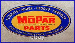 Vintage Mopar Parts Chrysler Dodge Plymouth 1' Metal Car Truck Gasoline Oil Sign Vintage Mopar Parts Chrysler Dodge Plymouth 1' Metal Car Truck Gasoline Oil Sign