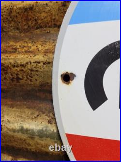 Vintage Mopar Porcelain Sign Old Us Gas Car Truck Dealership Parts Service Sales