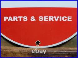 Vintage Mopar Porcelain Sign Old Us Gas Car Truck Dealership Parts Service Sales