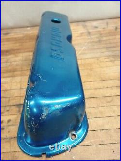Vintage Moroso Anodized Blue Valve Covers Ford Small Block V8 289 351W 302 GT