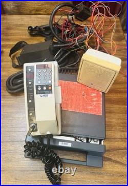 Vintage Motorola Pulsar Car Phone Untested Parts Or Repair Speaker Cords Etc