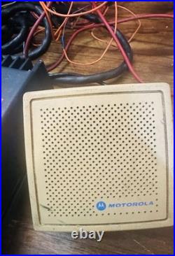 Vintage Motorola Pulsar Car Phone Untested Parts Or Repair Speaker Cords Etc