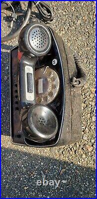 Vintage Motorola Pulsar Cell Phone Car Mount With Cables And For Parts