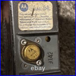 Vintage Motorola Transistor Powered Am Car Radio Rare Auto Part