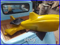 Vintage Murray Atomic Missile Pedal Car 1950's 1960 FiberGlass Replica Parts