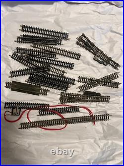 Vintage N Scale Large Lot Of Engines Train Cars Track Hopper Tank Power + Parts Vintage N Scale Large Lot Of Engines Train Cars Track Hopper Tank Power + Parts