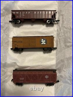 Vintage N Scale Large Lot Of Engines Train Cars Track Hopper Tank Power + Parts Vintage N Scale Large Lot Of Engines Train Cars Track Hopper Tank Power + Parts