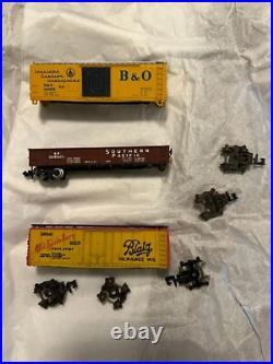 Vintage N Scale Large Lot Of Engines Train Cars Track Hopper Tank Power + Parts Vintage N Scale Large Lot Of Engines Train Cars Track Hopper Tank Power + Parts