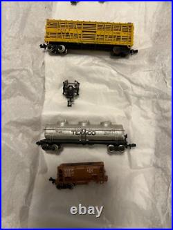Vintage N Scale Large Lot Of Engines Train Cars Track Hopper Tank Power + Parts Vintage N Scale Large Lot Of Engines Train Cars Track Hopper Tank Power + Parts