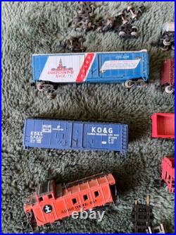 Vintage N Scale Large Lot Of Engines Train Cars Track Hopper Tank Power + Parts Vintage N Scale Large Lot Of Engines Train Cars Track Hopper Tank Power + Parts