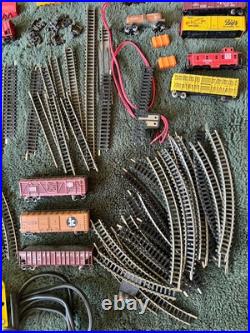 Vintage N Scale Large Lot Of Engines Train Cars Track Hopper Tank Power + Parts Vintage N Scale Large Lot Of Engines Train Cars Track Hopper Tank Power + Parts
