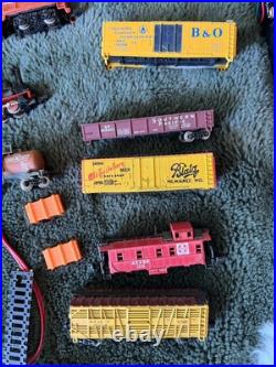 Vintage N Scale Large Lot Of Engines Train Cars Track Hopper Tank Power + Parts Vintage N Scale Large Lot Of Engines Train Cars Track Hopper Tank Power + Parts
