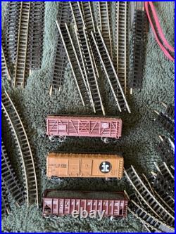 Vintage N Scale Large Lot Of Engines Train Cars Track Hopper Tank Power + Parts Vintage N Scale Large Lot Of Engines Train Cars Track Hopper Tank Power + Parts
