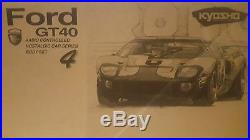 Vintage NIB KYOSHO 1/10 FORD GT40 BODY SET PURETEN SPIDER 4WD NOSTALGIC SEARIES