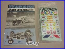 Vintage NIB Tamiya Sand Scorcher Item 58016
