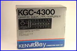 Vintage NOS Car Auto Parts Kenwood KGC-4300 Graphic Equalizer Amplifire 7-Bands