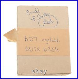 Vintage New Old Stock Parts BDTX 6204 HO Scale Red Hopper Car End Plates 100+ Vintage New Old Stock Parts BDTX 6204 HO Scale Red Hopper Car End Plates 100+