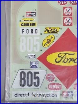 Vintage New Tamiya 1/10 R/C Ford F150 F-150 Ranger XLT Decal Sticker Sheet