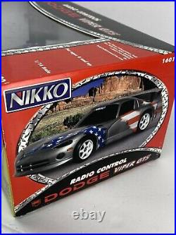 Vintage Nikko RC Dodge Viper GTS Nikko 1/16 Scale Remote Control Car 160120 NEW