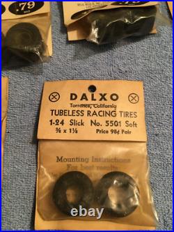Vintage Nos Slot Car Parts & Accessories Lot Kemtron Dalxo Buz Mila Miglia Etc