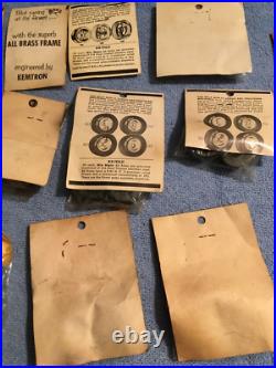 Vintage Nos Slot Car Parts & Accessories Lot Kemtron Dalxo Buz Mila Miglia Etc