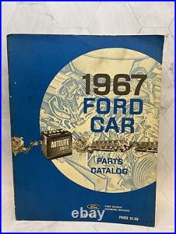 Vintage OEM 1967 Ford Car Parts Catalog FD7753-67 USA